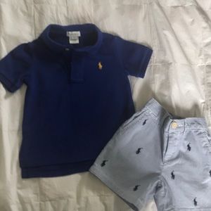 Ralph Lauren Boy 18 months short set